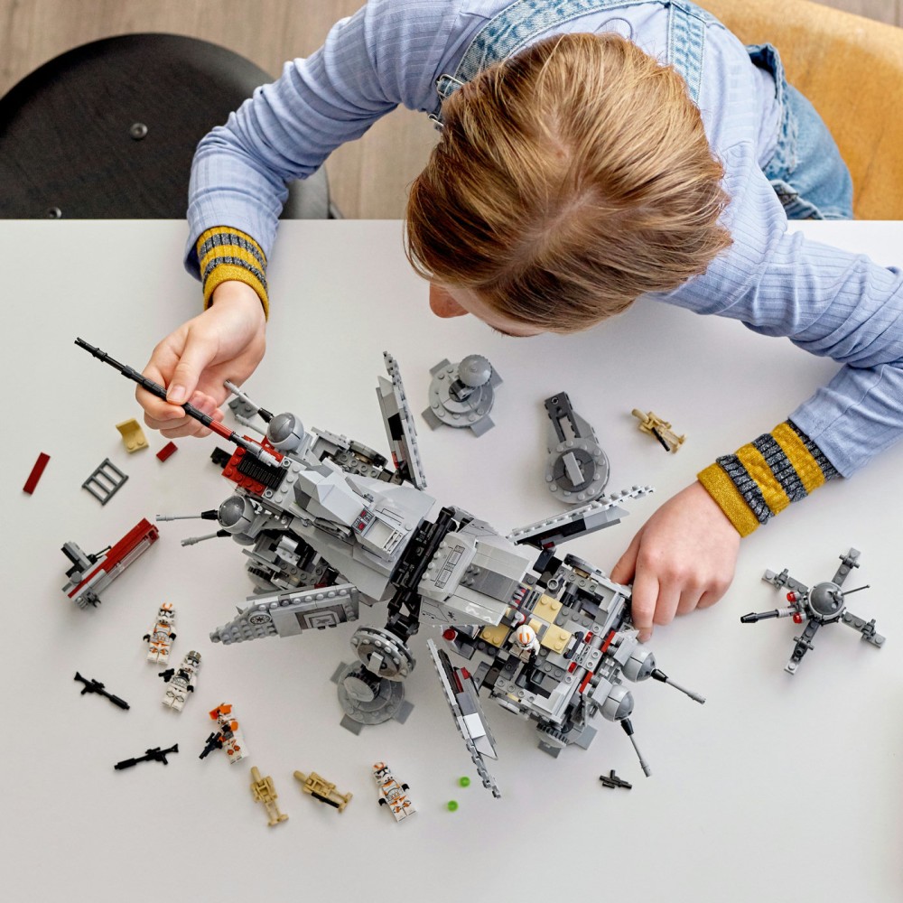 LEGO® Star Wars™ AT-TE™ vaikštūnas 75337 Konstravimo rinkinys (1 082 dalys)