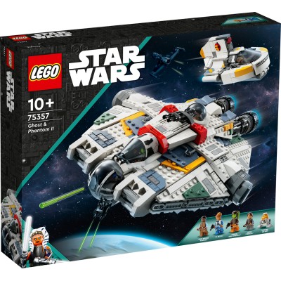LEGO® Star Wars: Ashoka Vaiduokliai ir Fantomas II 75357 Konstravimo rinkinys (1 394 dalys)