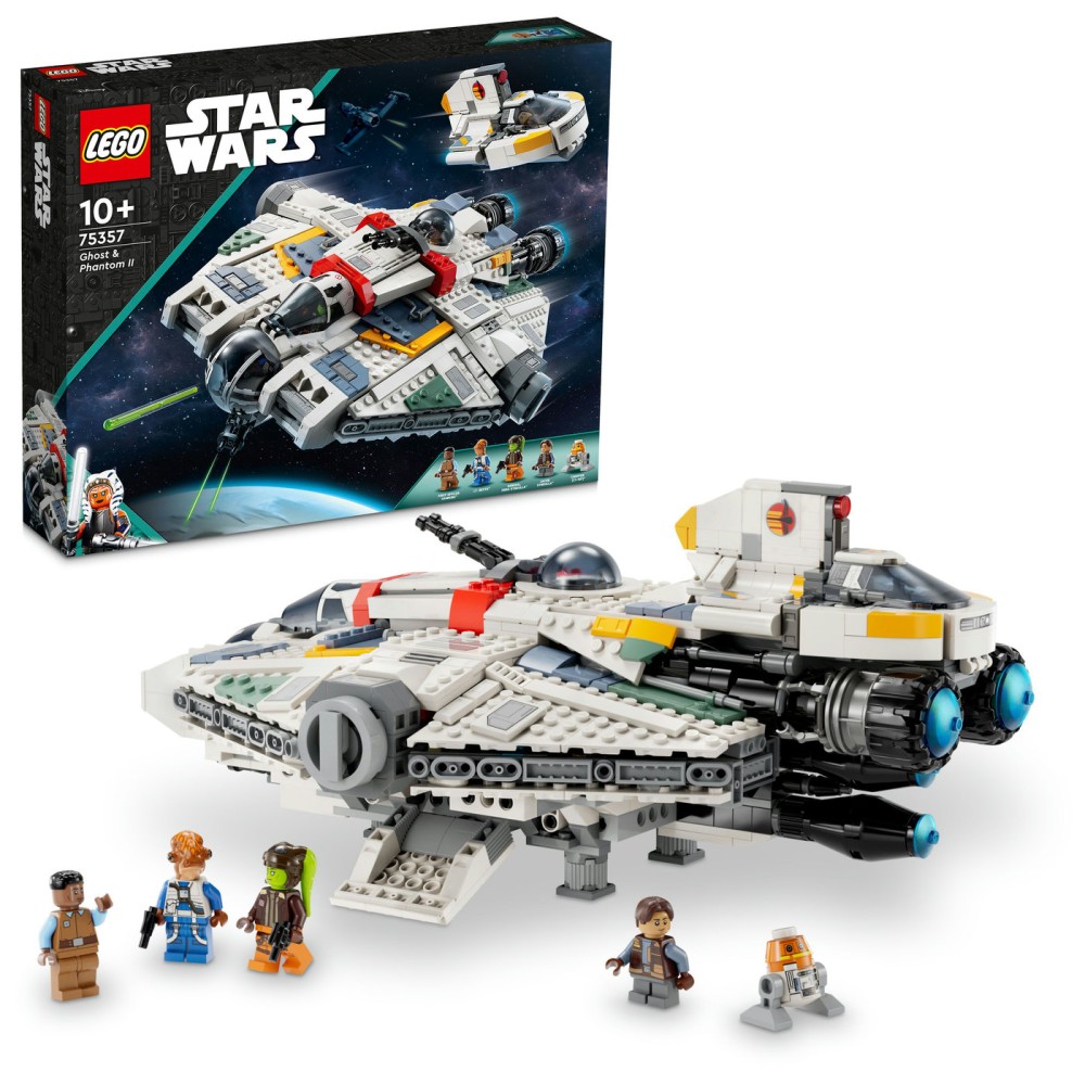 LEGO® Star Wars: Ashoka Vaiduokliai ir Fantomas II 75357 Konstravimo rinkinys (1 394 dalys)