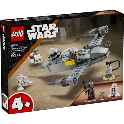 LEGO® Žvaigždžių karų Mando ir Grogu kovos erdvėlaivis N-1 75410