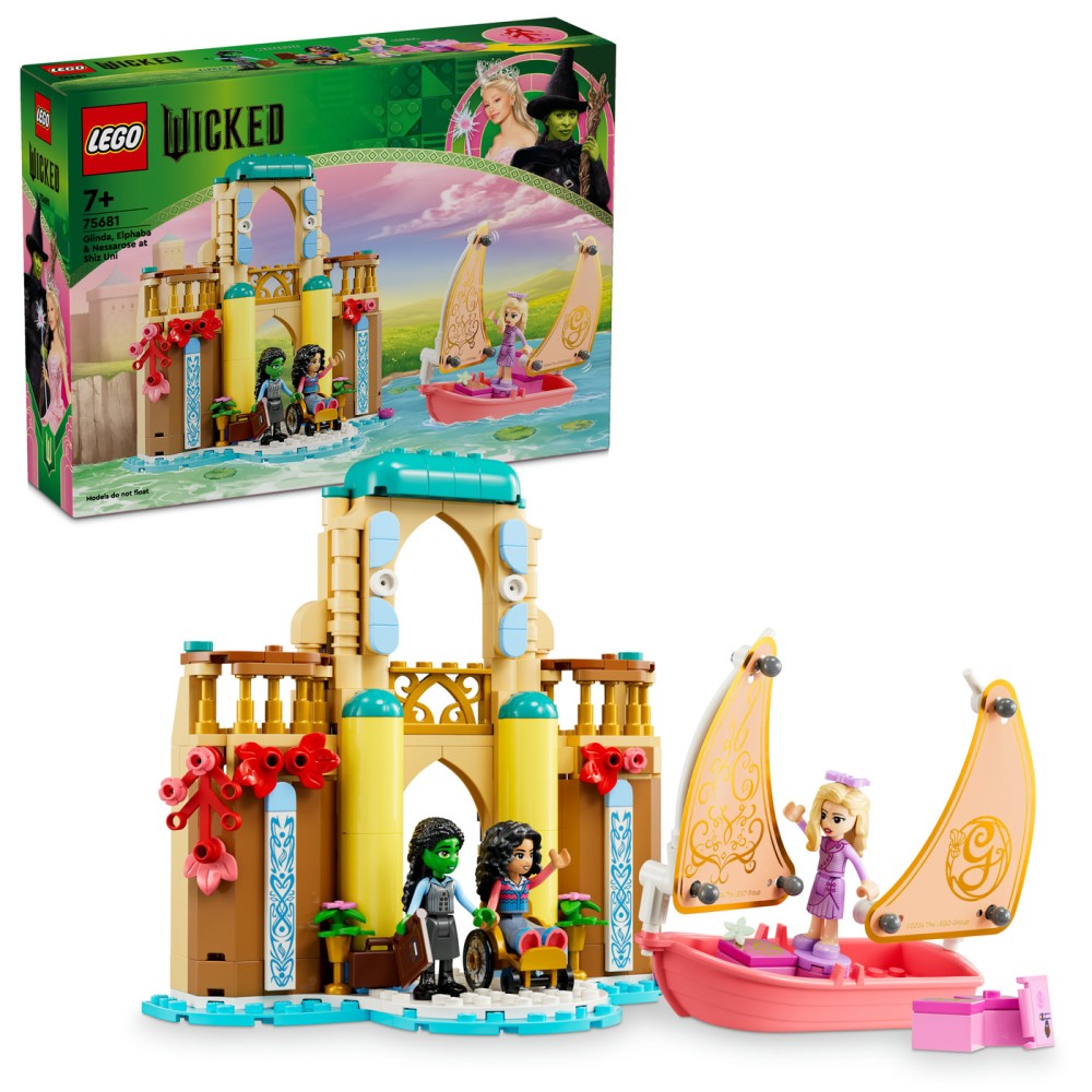 LEGO® Wicked „Glinda, Elphaba ir Nessarose Shiz universitete“ Rinkinys 75681