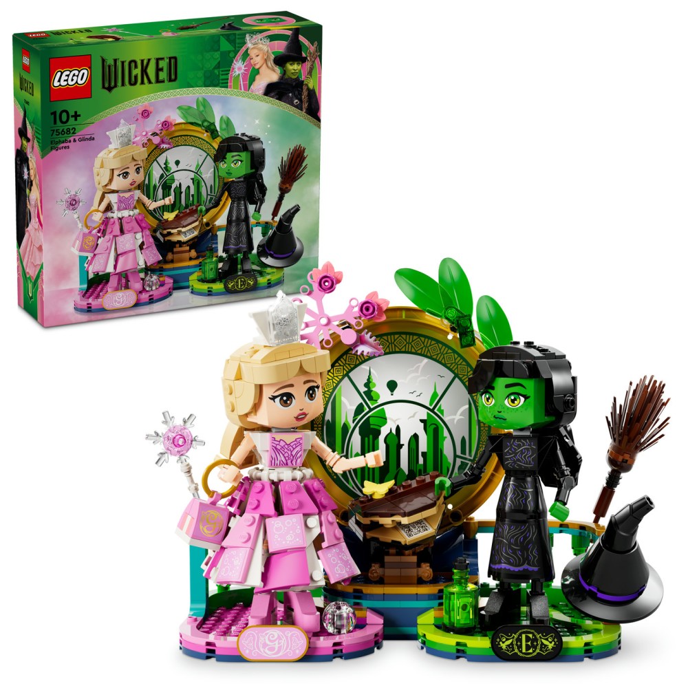 LEGO® Wicked Elphaba ir Glinda figūrėlės Fantastinis rinkinys 75682