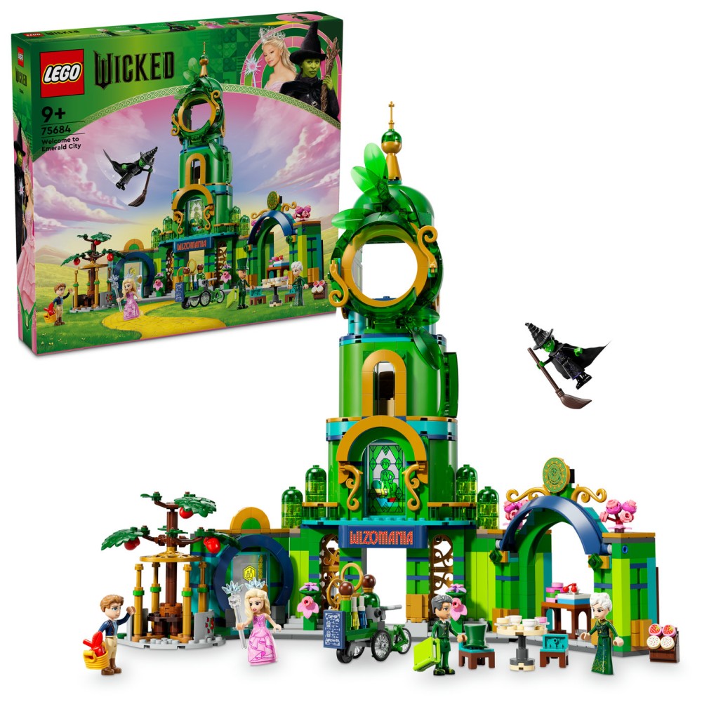 LEGO® Wicked „Sveiki atvykę į Emerald City“ Žaislas 75684