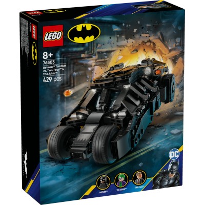 LEGO® DC Betmenas: Betmeno „Tumbler“ prieš Dviveidį ir Džokerį 76303