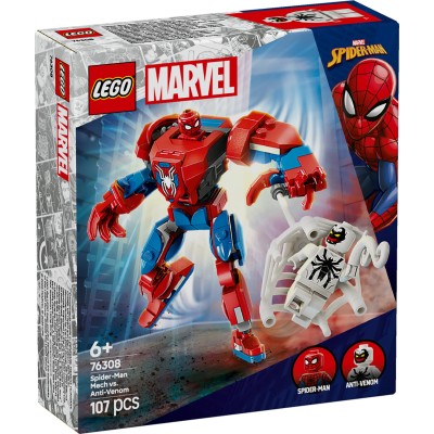 LEGO® Marvel Žmogaus voro robotas prieš Anti-Venom 76308