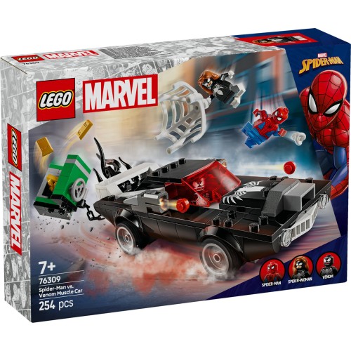 LEGO® Marvel Žmogus voras prieš Venomo galingą automobilį 76309