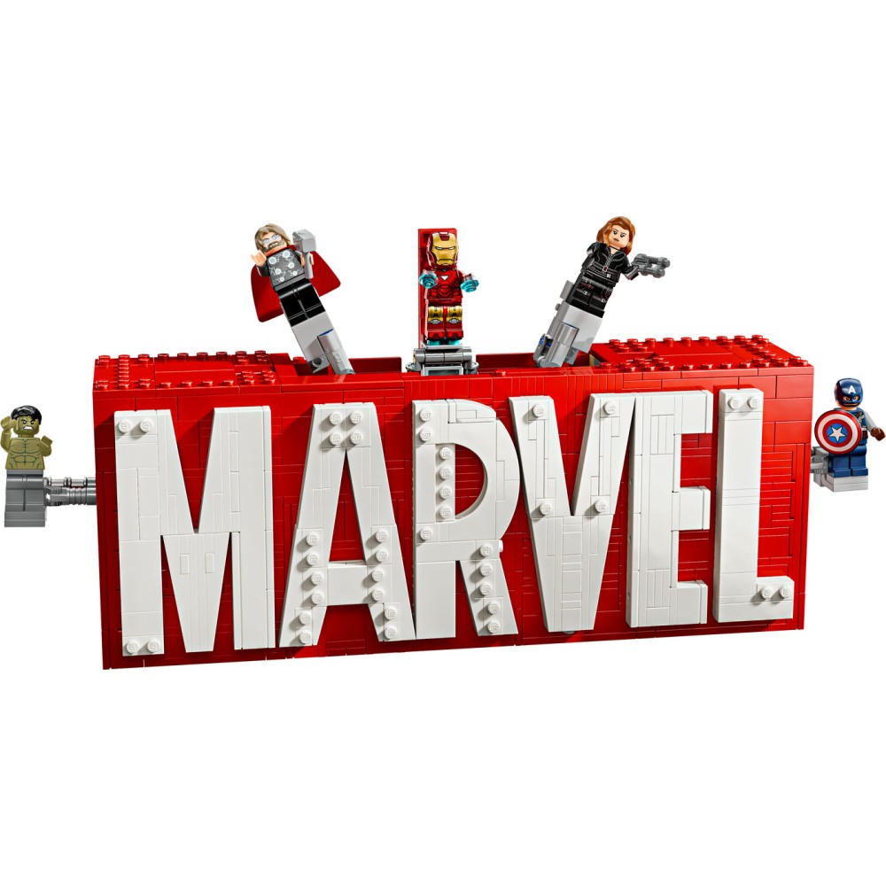 LEGO® Marvel: MARVEL logotipas ir minifigūrėlės 76313