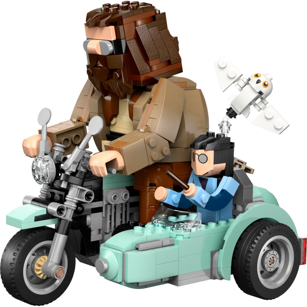 LEGO® Harry Potter™ Hagrido ir Hario pasivažinėjimas motociklu 76443