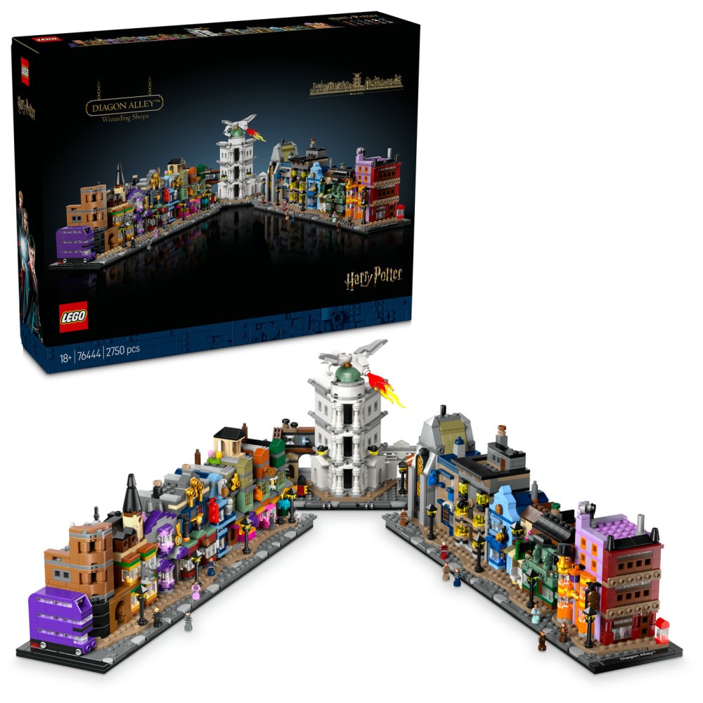 LEGO® Harry Potter™ Skersinio skersgatvio burtininkų parduotuvės 76444