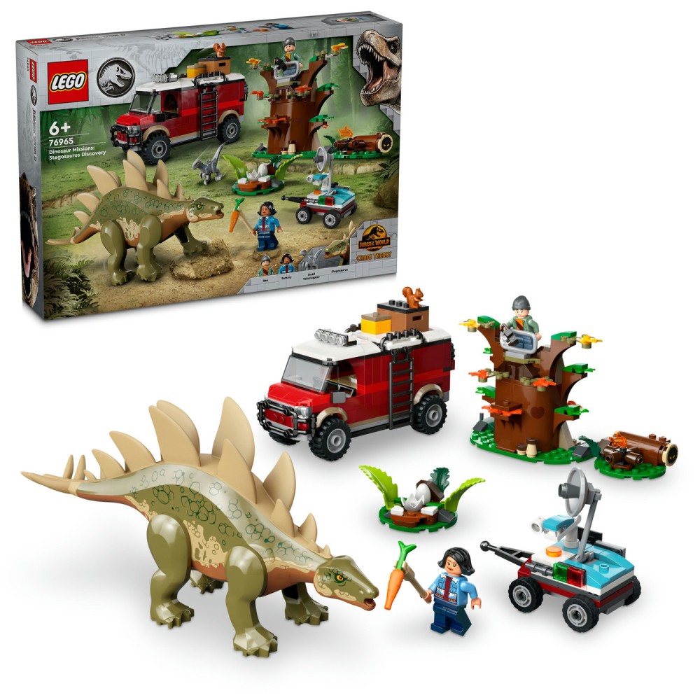 LEGO® Jurassic World Dinozaurų misijos: stegozauro atradimas 76965