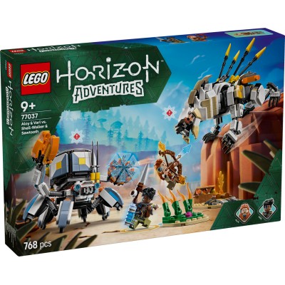 LEGO® Horizon Adventures™ Aloy ir Varl prieš Shell-Walker ir Sawtooth 77037