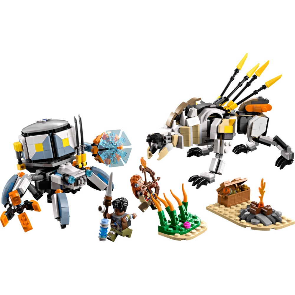 LEGO® Horizon Adventures™ Aloy ir Varl prieš Shell-Walker ir Sawtooth 77037