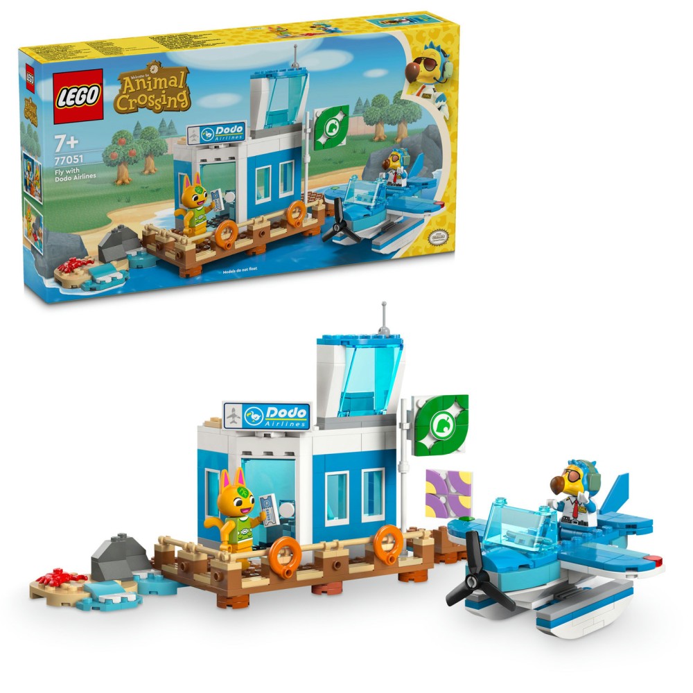 LEGO® Animal Crossing™ Skrydis su „Dodo Airlines“ Žaislas 77051