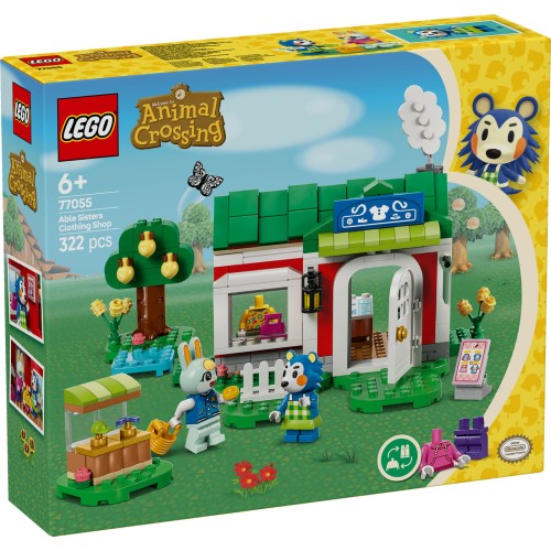 LEGO® Animal Crossing™ „Able Sisters“ drabužių parduotuvė Rinkinys žaisti vaidmenimis 77055