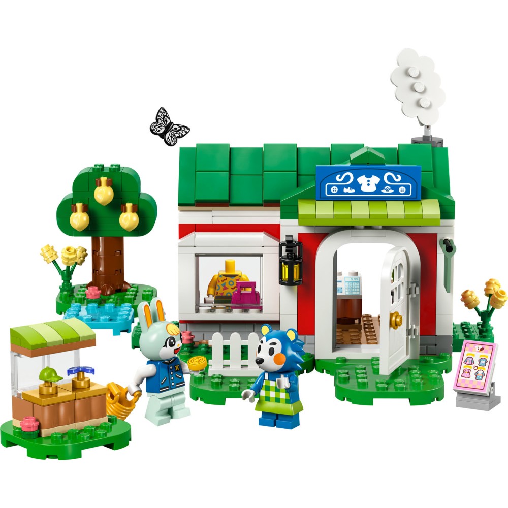 LEGO® Animal Crossing™ „Able Sisters“ drabužių parduotuvė Rinkinys žaisti vaidmenimis 77055