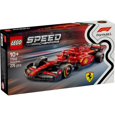 LEGO® Speed Champions F1® lenktyninis automobilis Ferrari SF-24 Vairuotojo rinkinys 77242