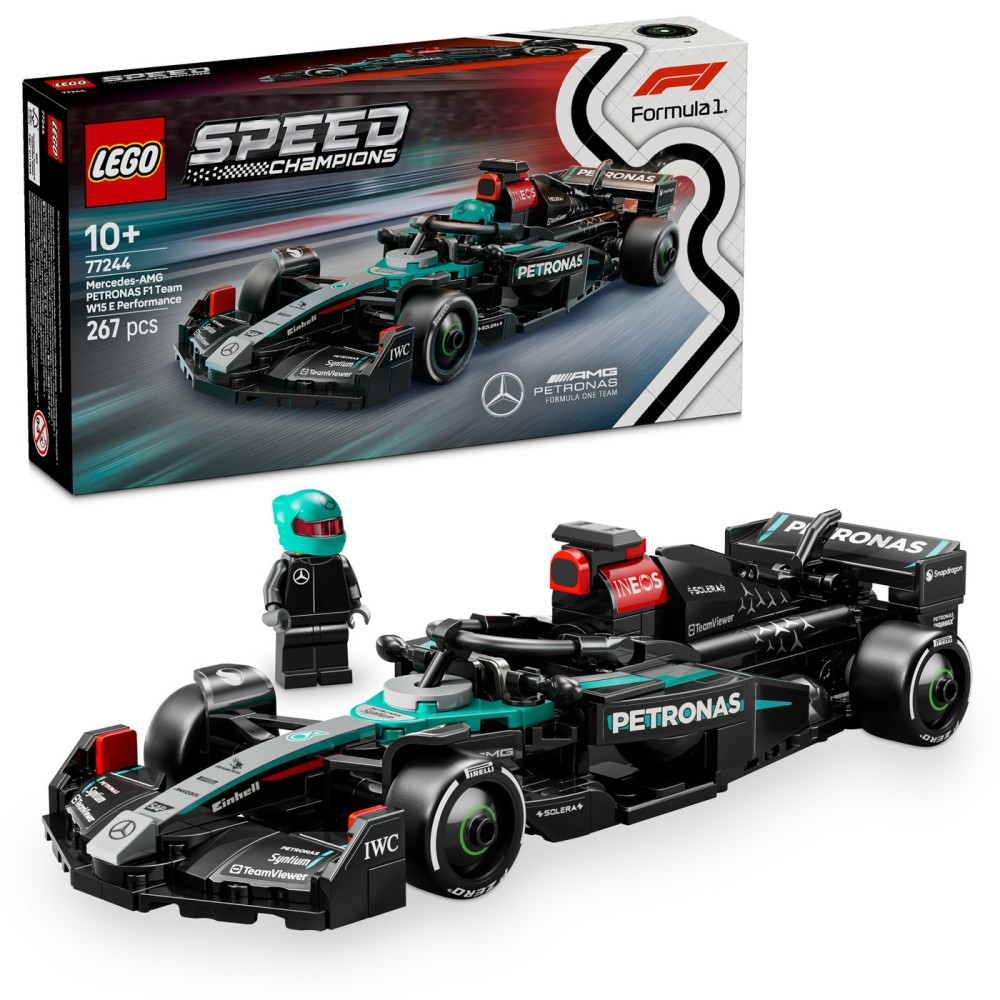 LEGO® Speed Champions Lenktyninis automobilis Mercedes-AMG F1® W15 77244