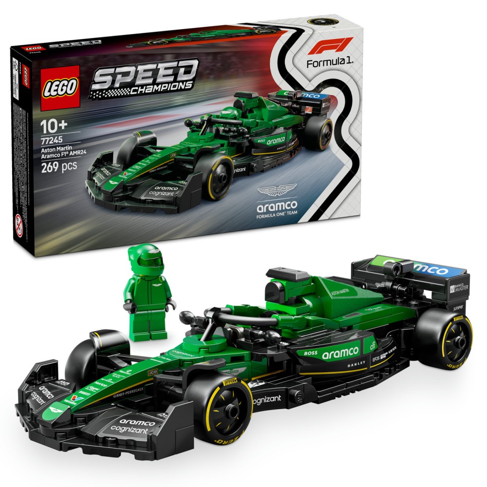 LEGO® Speed Champions Lenktyninis automobilis Aston Martin Aramco F1® AMR24 77245