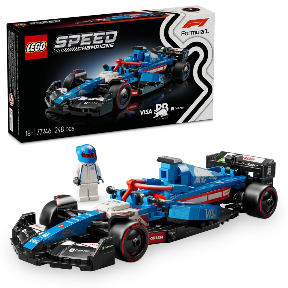 LEGO® Speed Champions F1® lenktyninis automobilis Visa Cash App RB VCARB 01 77246