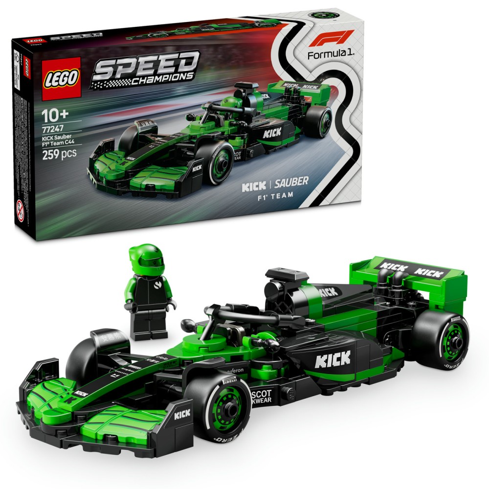 LEGO® Speed Champions Lenktyninis automobilis KICK Sauber F1® Team C44 77247