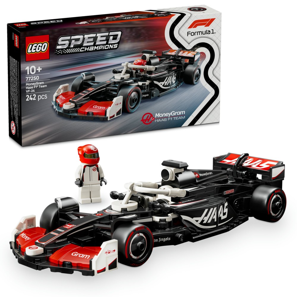 LEGO® Speed Champions Lenktyninis automobilis MoneyGram Haas F1® Team VF-24 77250