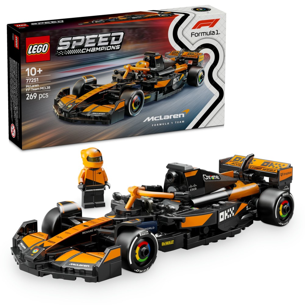 LEGO® Speed Champions Lenktyninis automobilis McLaren F1® Team MCL38 77251