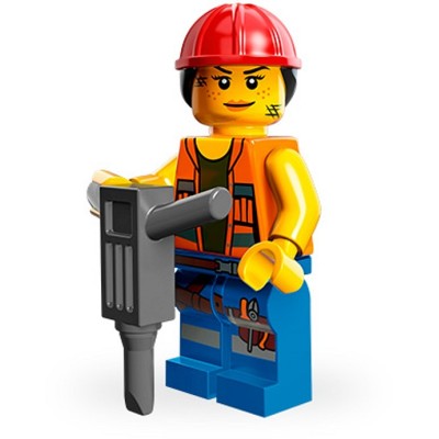 LEGO® Minifigūrėlė Darbininkė 71004-9