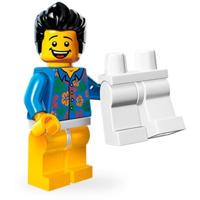 LEGO® Minifigūrėlė Vaikinas, kur mano kelnės? 71004-13