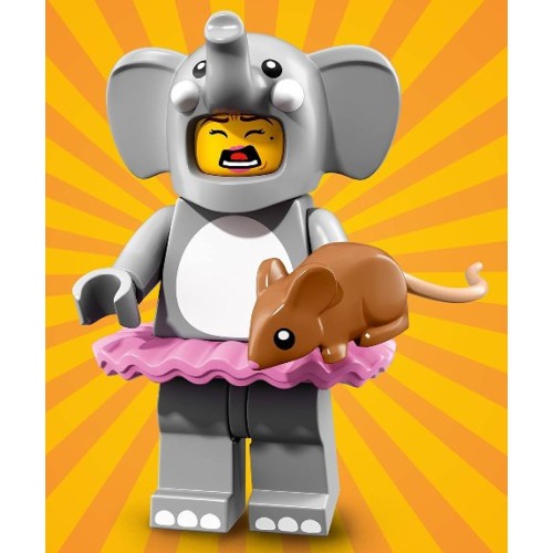 LEGO® Minifigūrėlė Mergaitė drambliuko kostiumu 71021-1