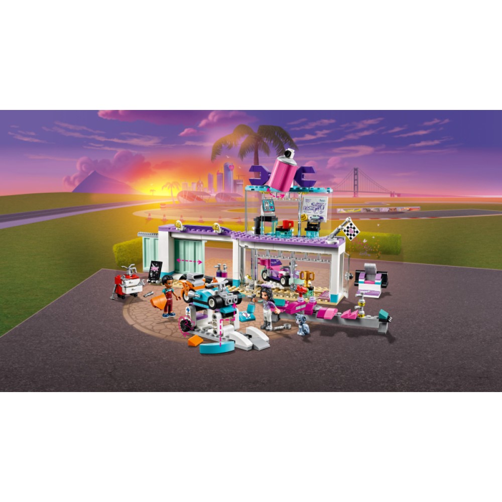 LEGO® Friends Automobilių dirbtuvės 41351