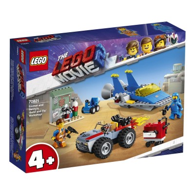 LEGO® THE LEGO® MOVIE 2™ Emeto ir Benio konstravimo ir remonto dirbtuvės! 70821