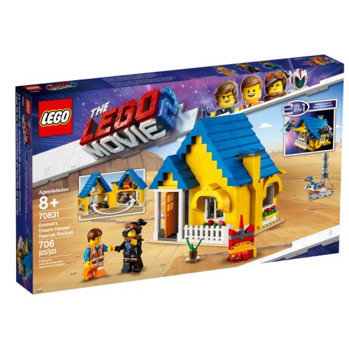 LEGO® THE LEGO® MOVIE 2™ Emeto svajonių namas - pabėgimo raketa 70831