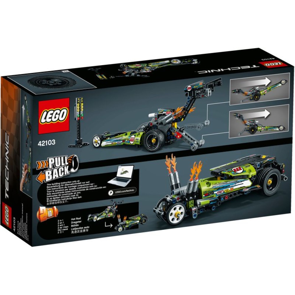 LEGO® Technic™ Traukos lenktynių automobilis 42103