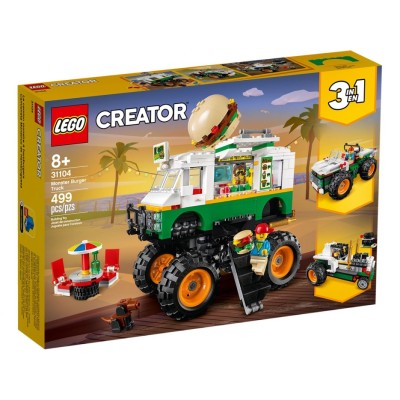 LEGO® Creator 3-in-1 Mėsainių sunkvežimis monstras 31104