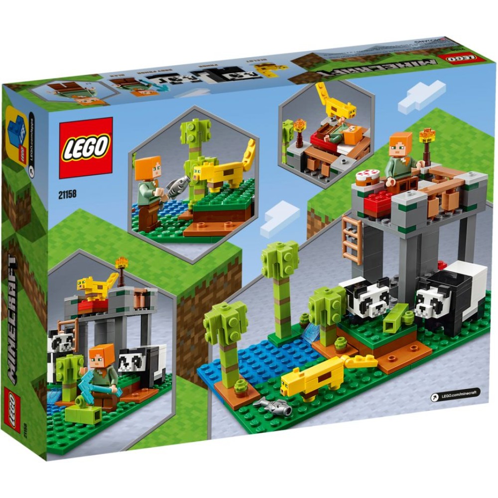 LEGO® Minecraft™ Pandų jauniklių darželis 21158