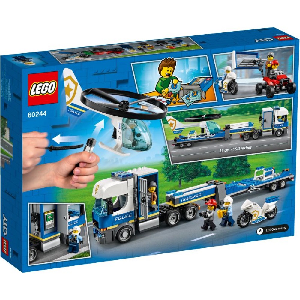 LEGO® City Policijos sraigtasparnio transportavimas 60244