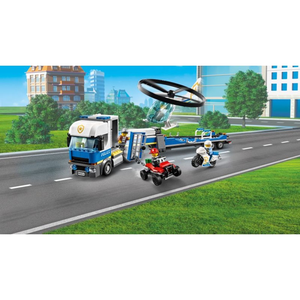 LEGO® City Policijos sraigtasparnio transportavimas 60244