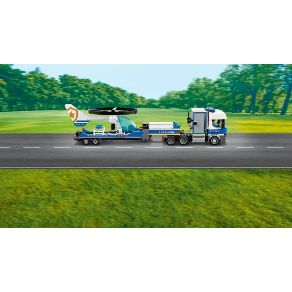 LEGO® City Policijos sraigtasparnio transportavimas 60244