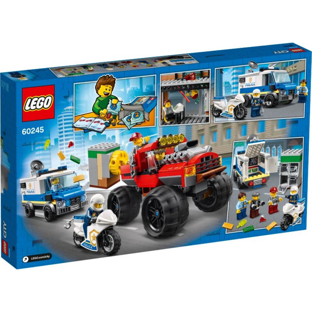 LEGO® City Policijos sunkvežimio monstro apiplėšimas 60245