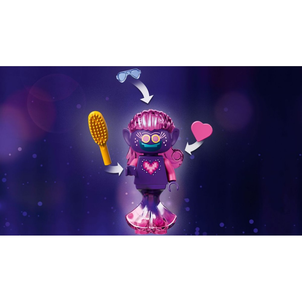 LEGO® Trolls World Tour Techno muzikos šokių vakarėlis 41250