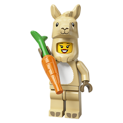 LEGO® Minifigūrėlė Mergaitė lamos kostiumu 71027-7