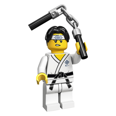 LEGO® Minifigūrėlė Kovos menų berniukas 71027-10