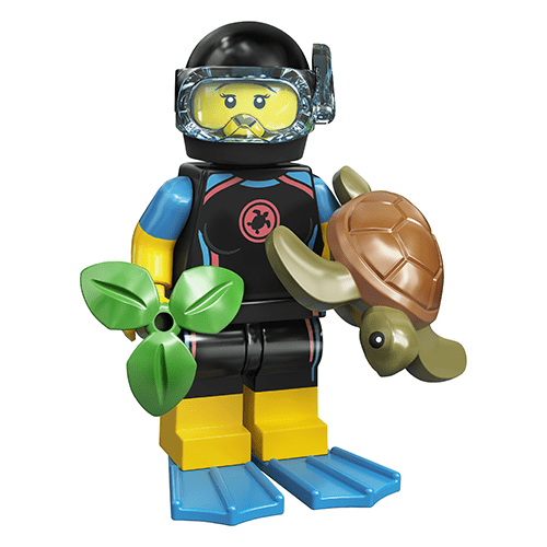 LEGO® Minifigūrėlė Nardytoja 71027-12