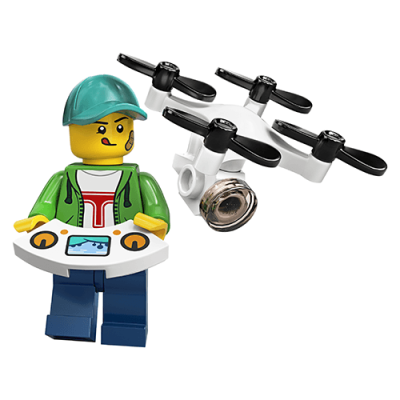 LEGO® Minifigūrėlė Berniukas su dronu 71027-16