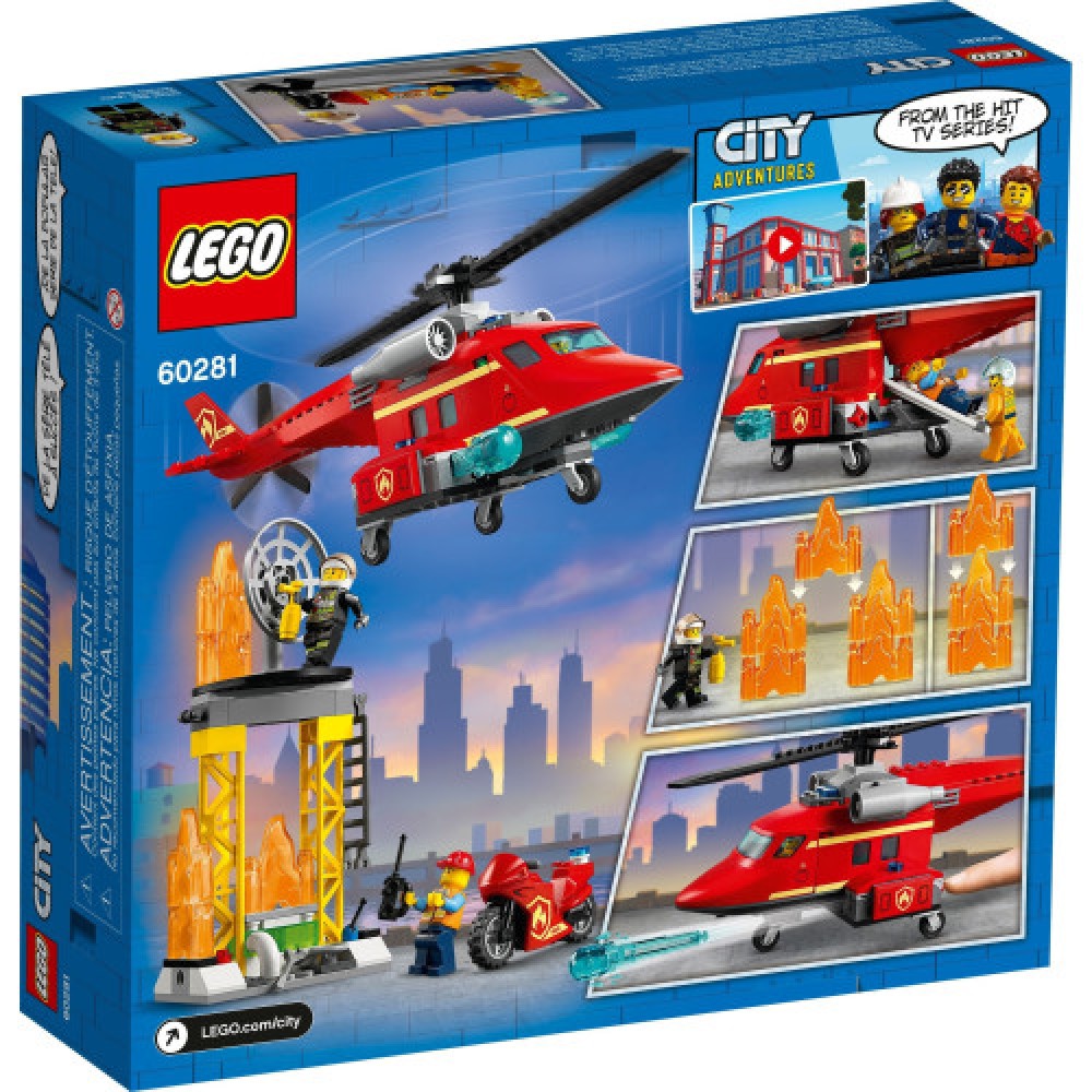 LEGO® City Ugniagesių sraigtasparnis 60281