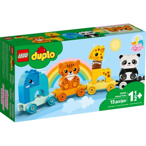 LEGO® DUPLO® Mano pirmasis gyvūnų traukinys 10955