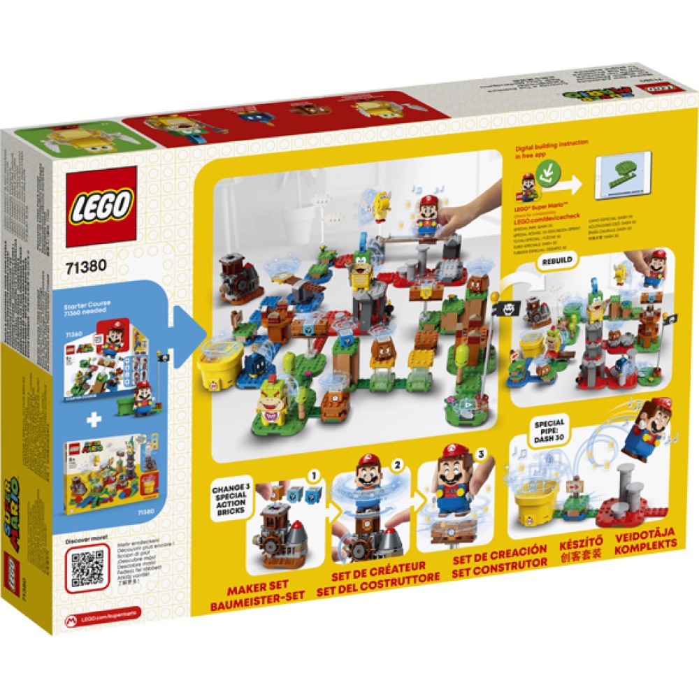LEGO® Super Mario™ Įgusk konstruoti savo nuotykių kūrimo rinkiniu 71380
