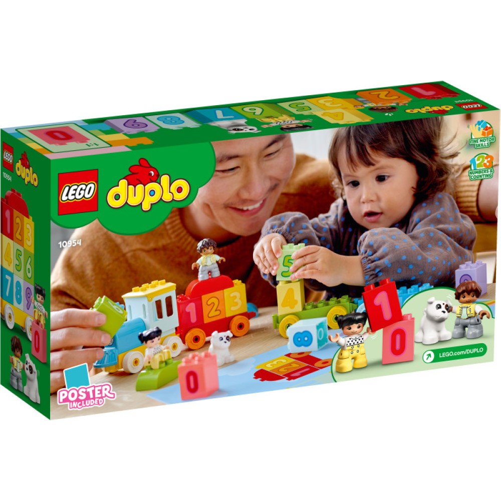 LEGO® DUPLO® Mano pirmasis traukinys – išmok skaičiuoti 10954