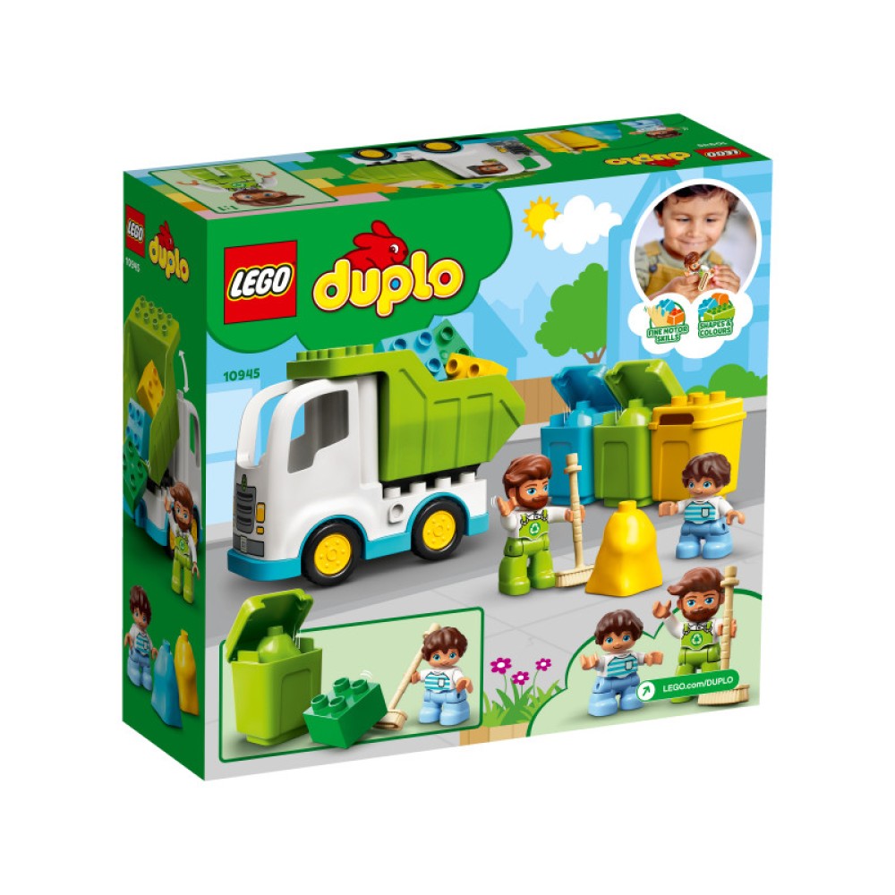 LEGO® DUPLO® Šiukšlių sunkvežimis ir perdirbimas 10945