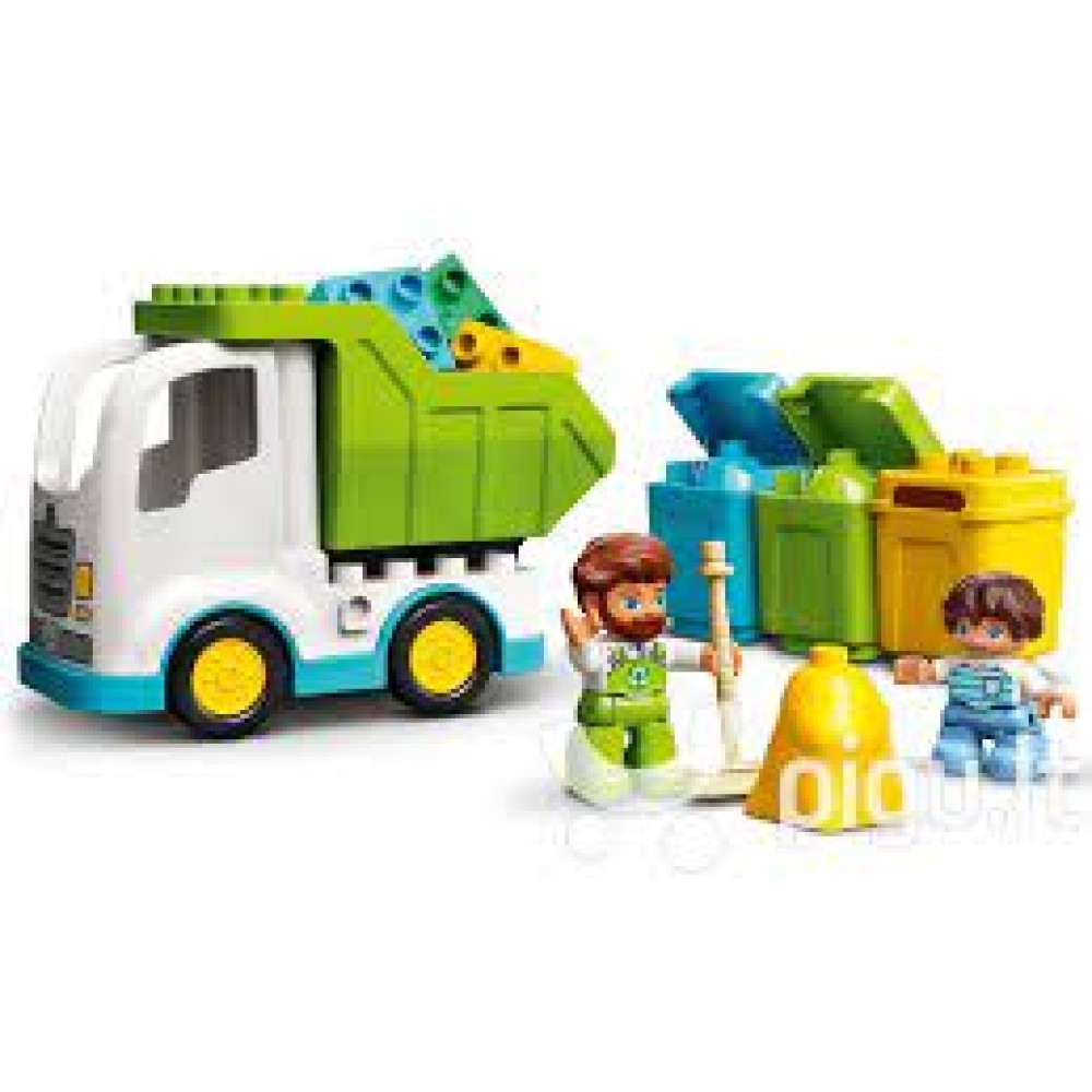 LEGO® DUPLO® Šiukšlių sunkvežimis ir perdirbimas 10945